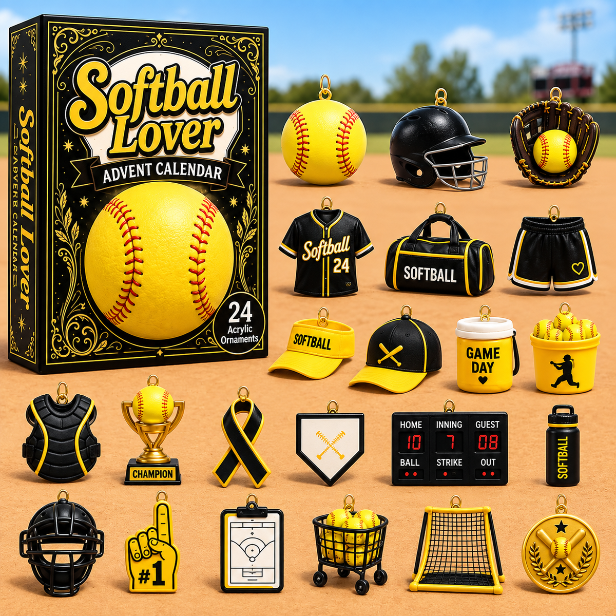 Softball Surprise™ 24-Day Advent Calendar